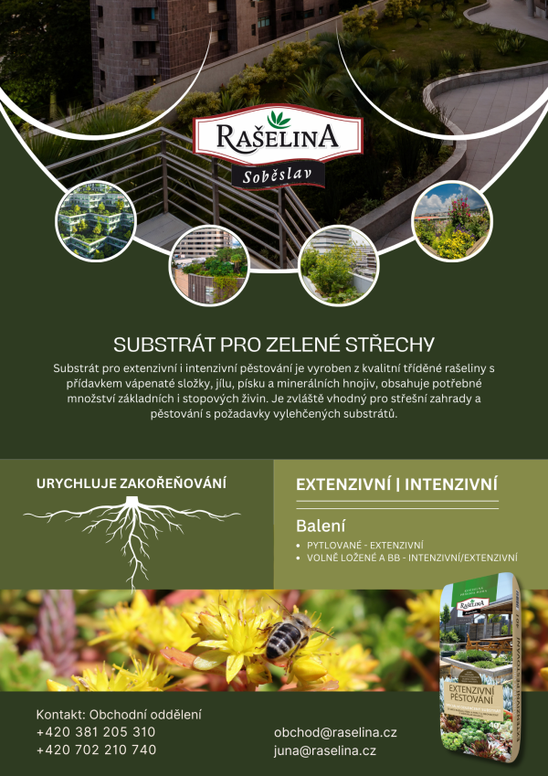 substrat pro zelene stechy
